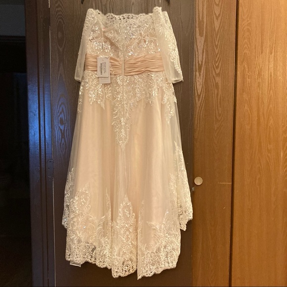 Beautiful special occasion or wedding  style dress. NWT by JJ’s House - Picture 4 of 7